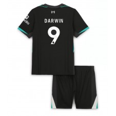 Liverpool Darwin Nunez #9 Bortedraktsett Barn 2024-25 Kortermet (+ korte bukser)